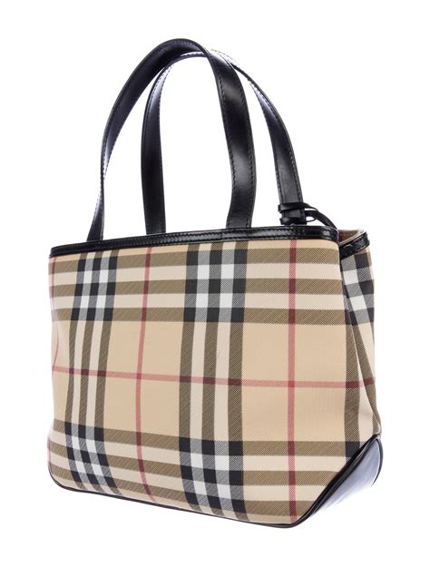 burberry small nova check tote bag|Burberry nova check handbag.